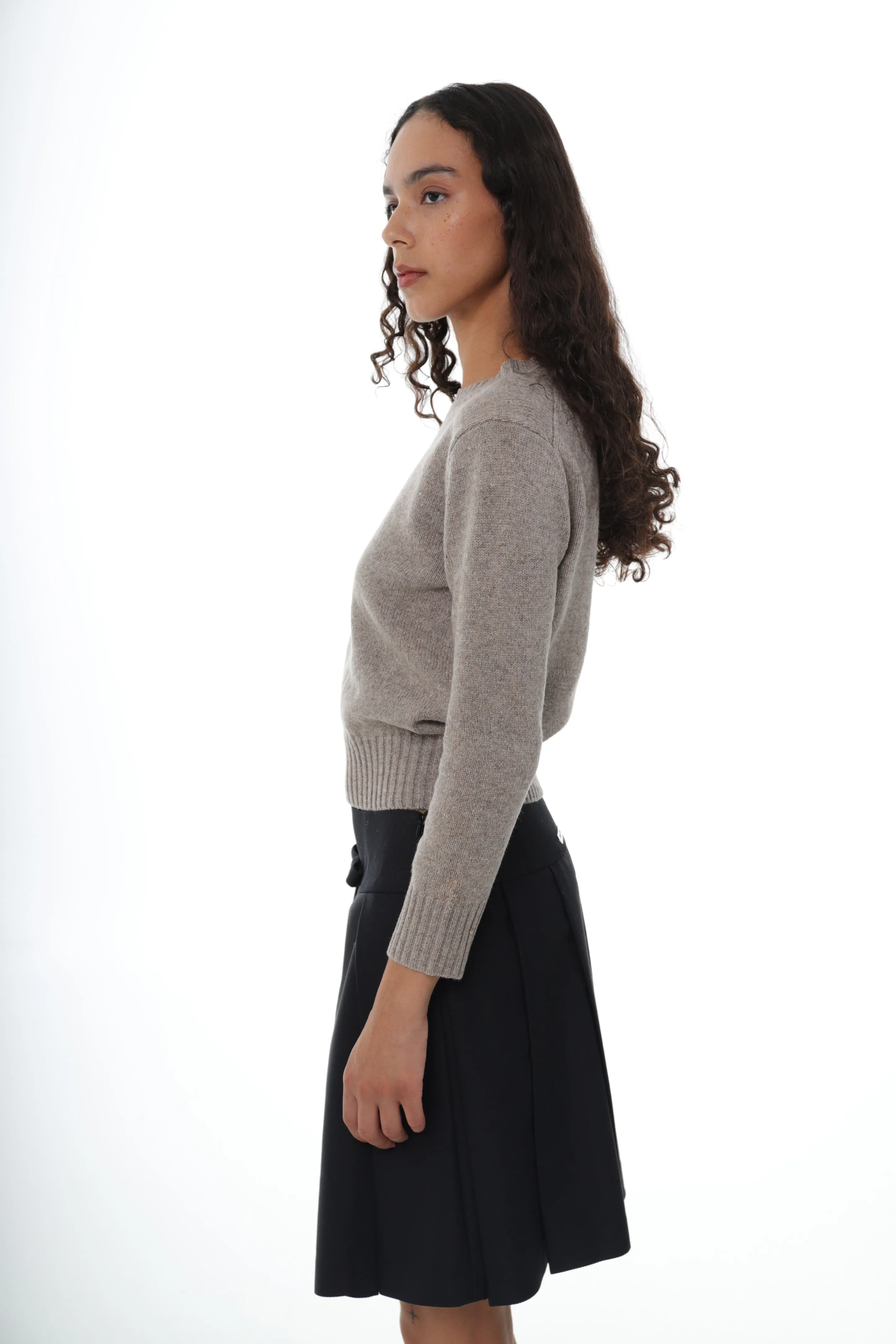 DUCK SWEATER IN TAUPE