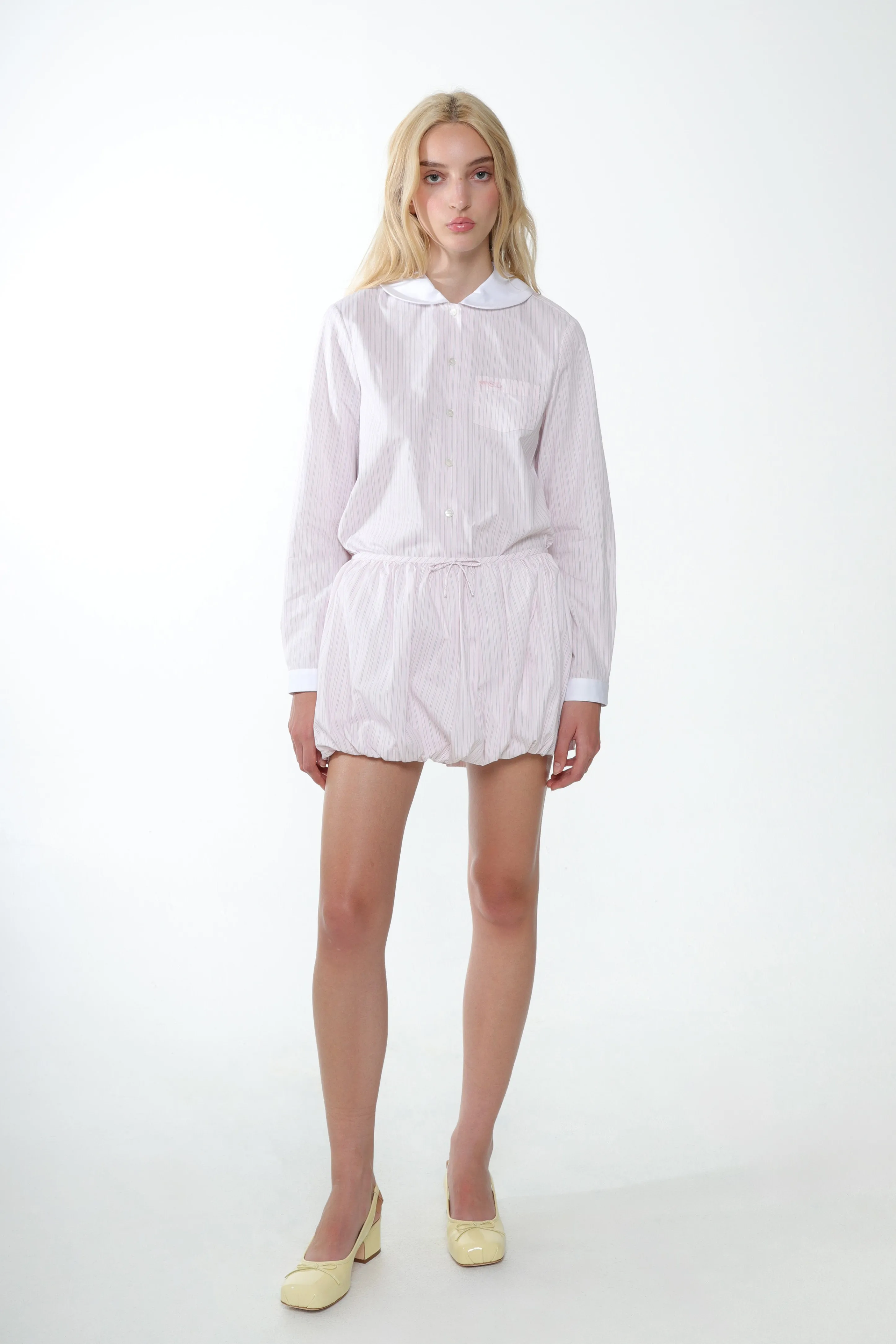 WILBUR TOP IN PINK STRIPE