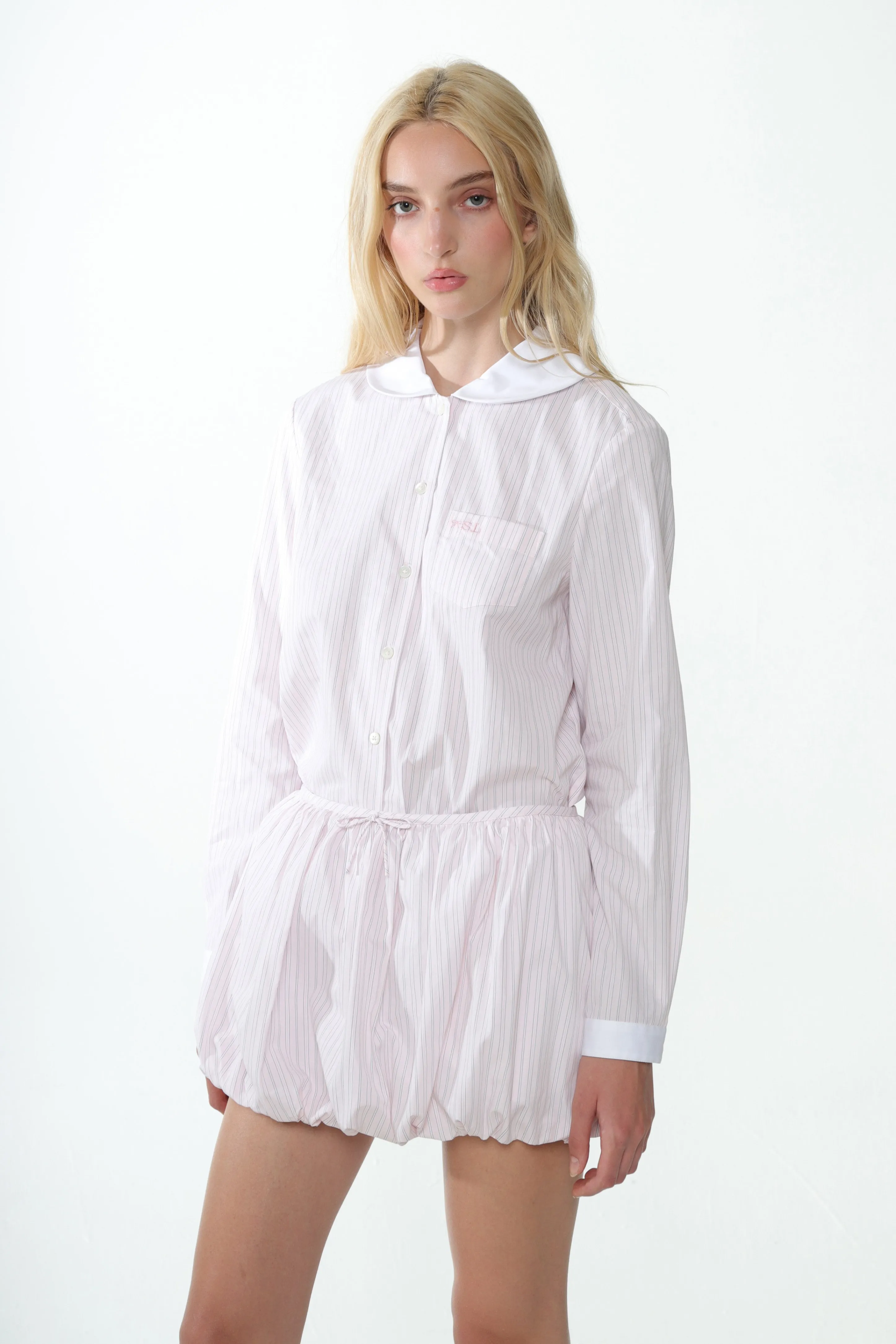 WILBUR TOP IN PINK STRIPE