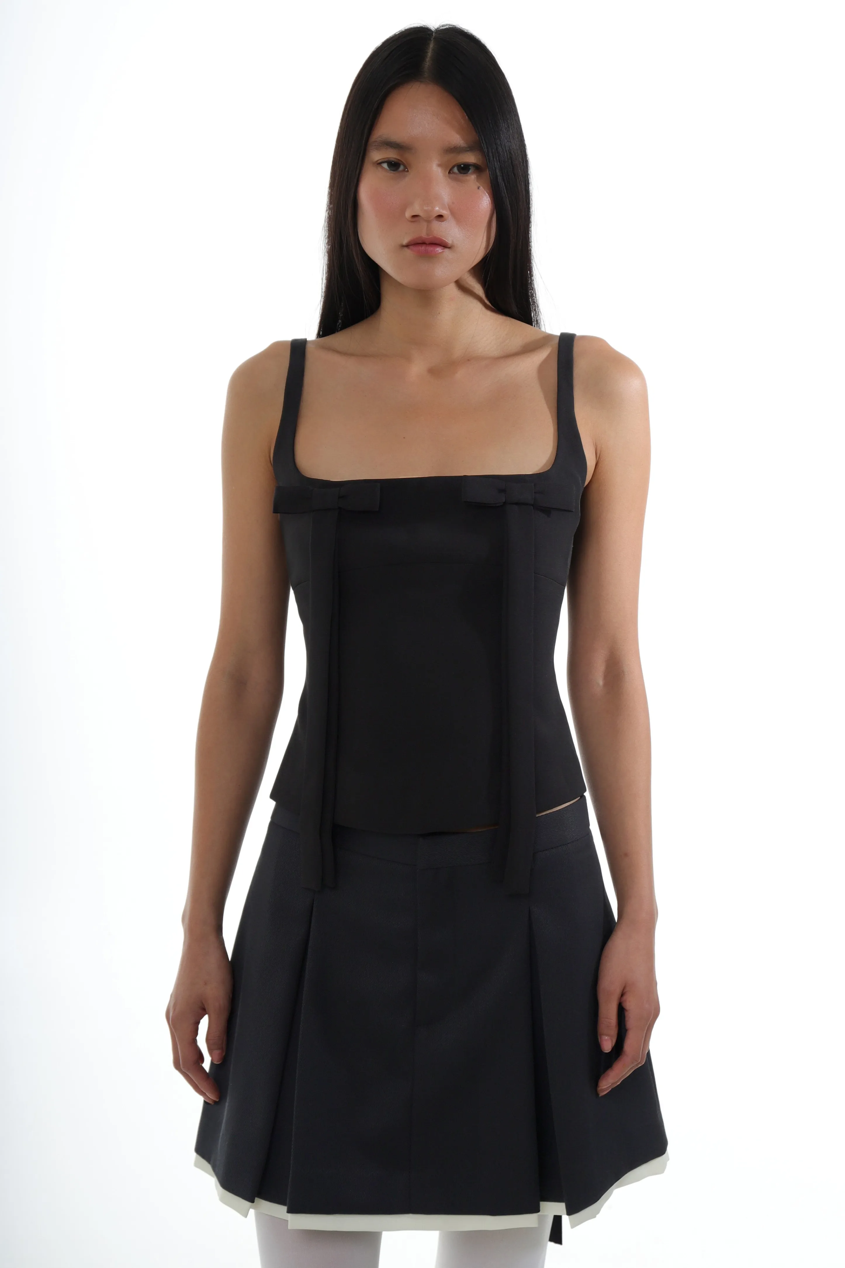 TEACUP TANK IN BLACK