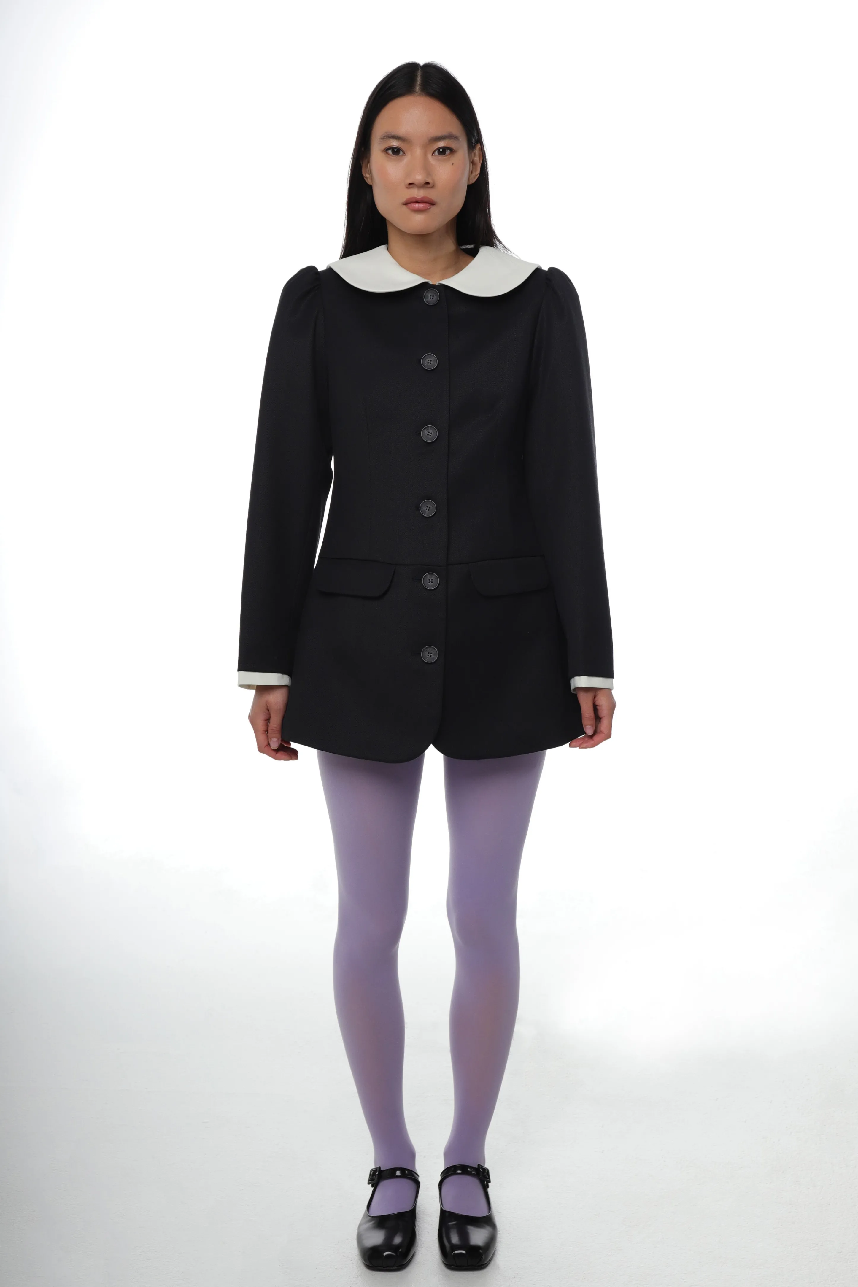 GWEN COAT IN BLACK