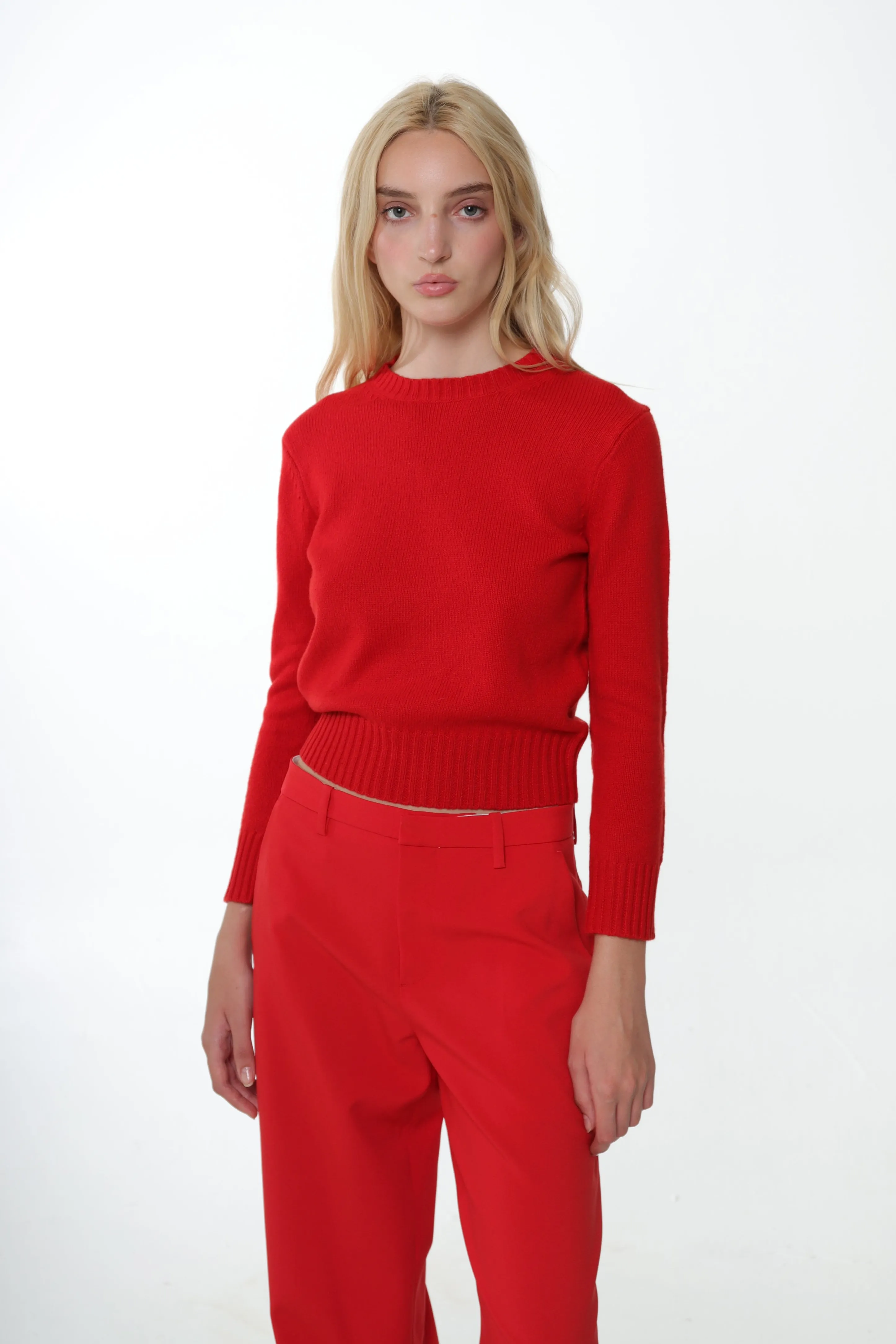 DUCK SWEATER IN RED