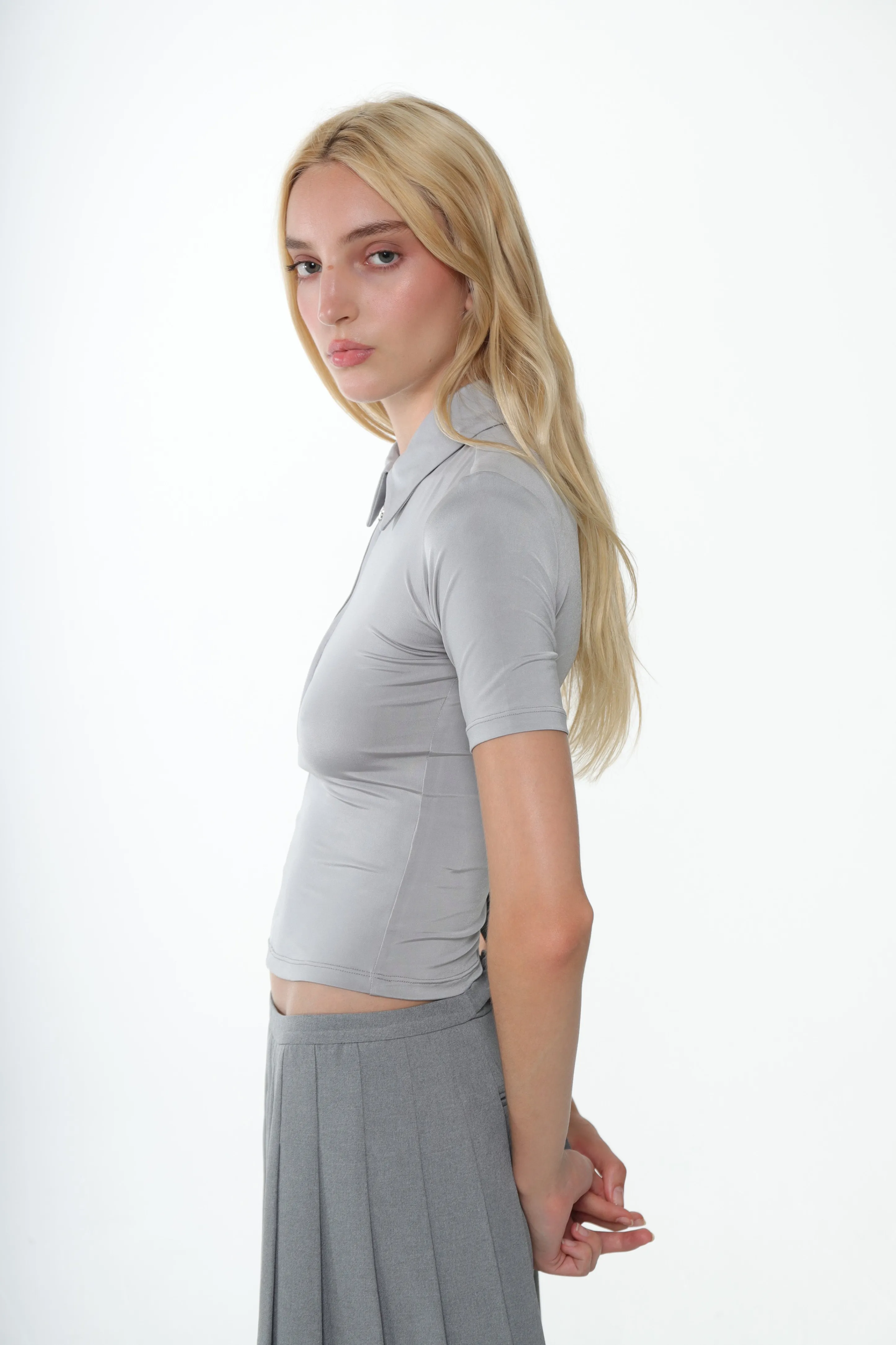 CAMPER TOP IN GREY