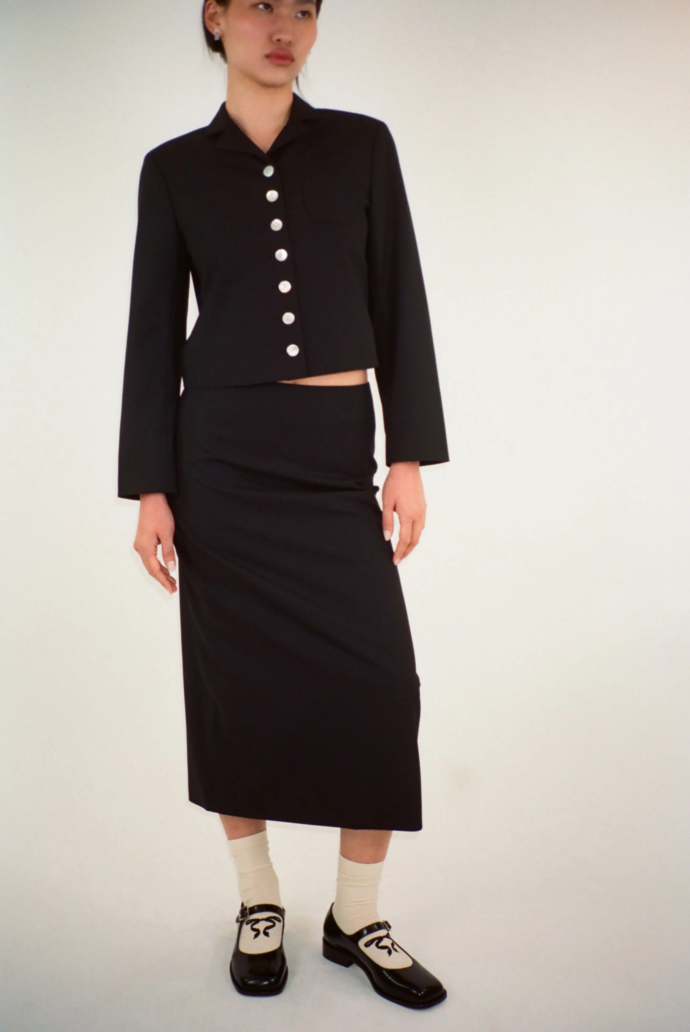 CHARM JACKET IN BLACK