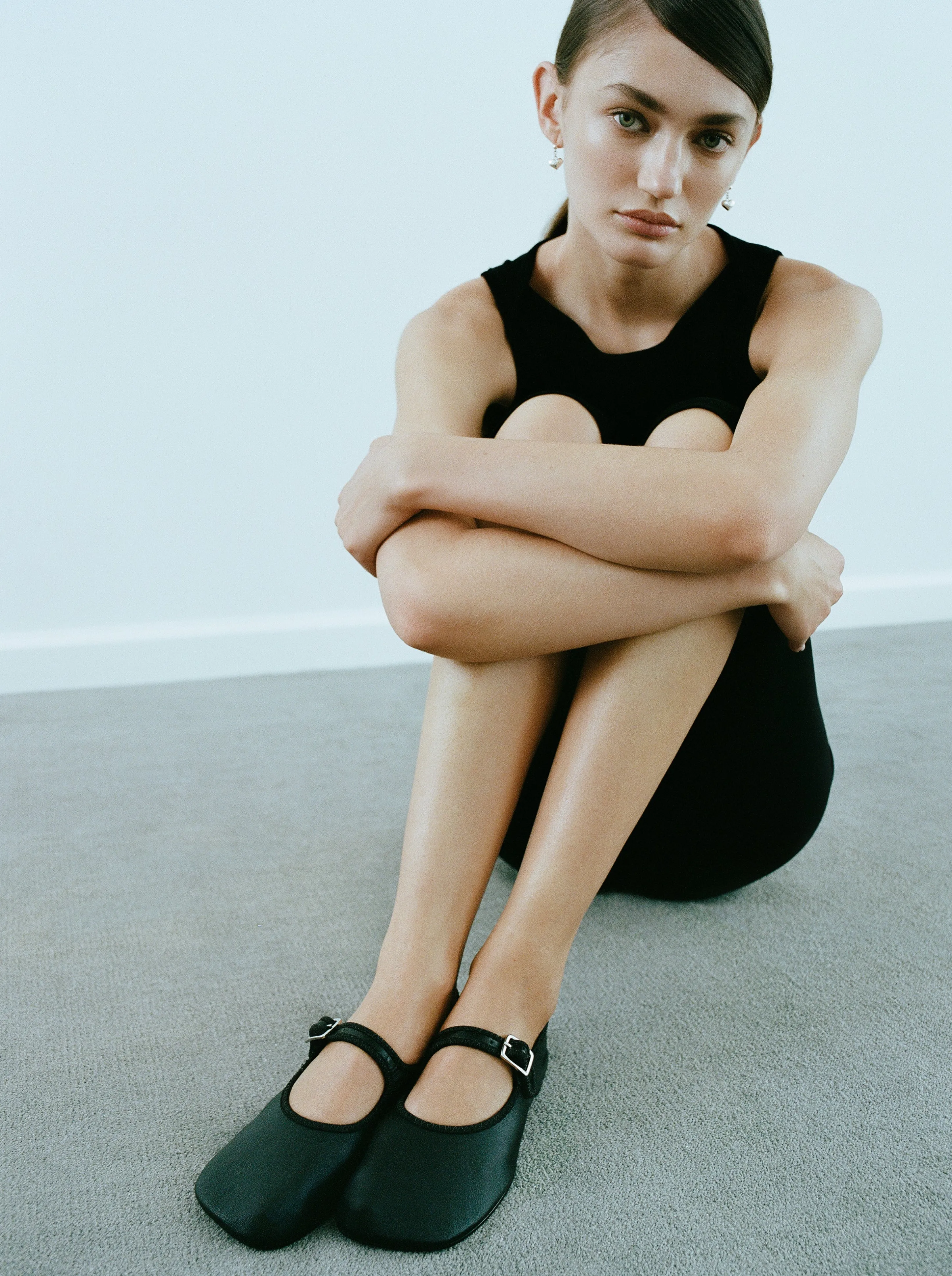MARY JANE STRETCH IN BLACK