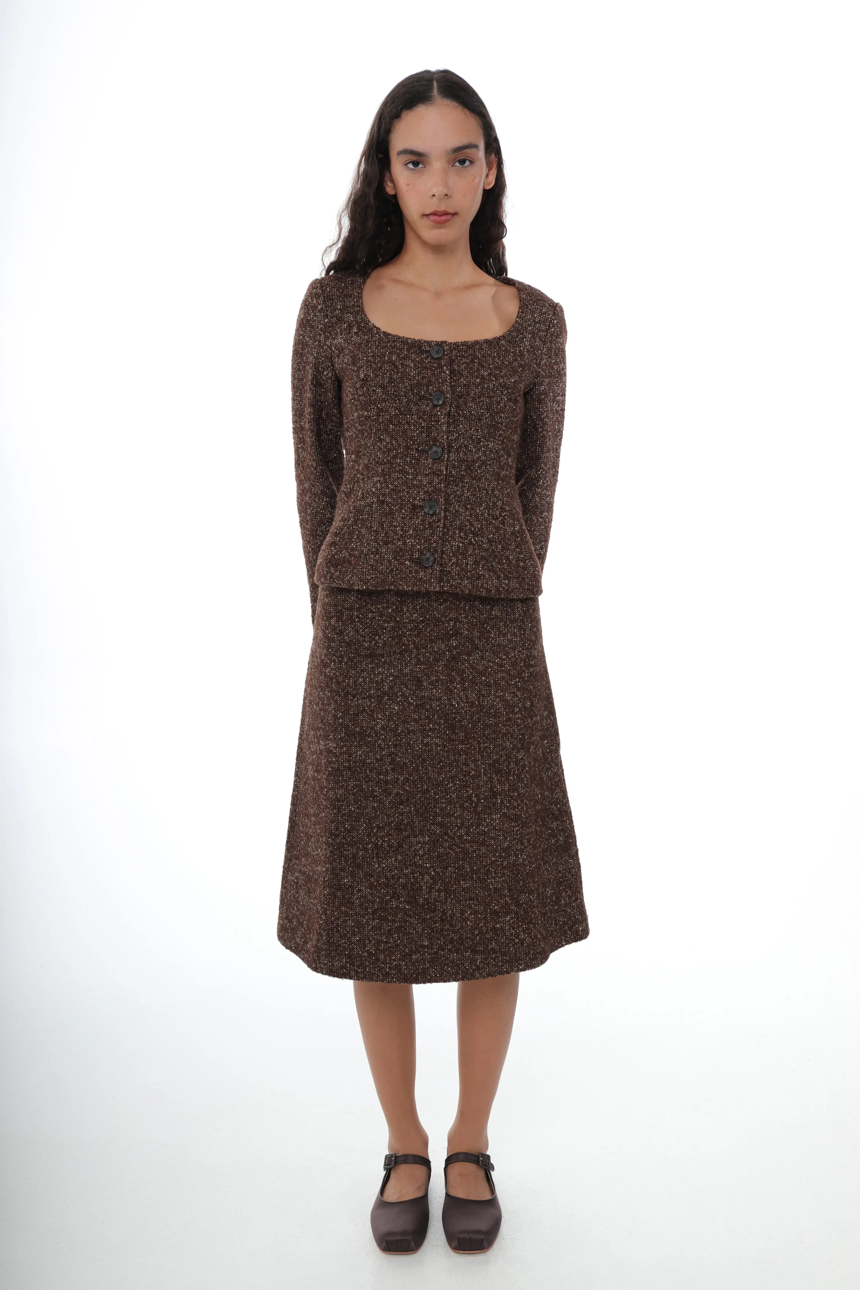 MERCURY SKIRT IN ESPRESSO