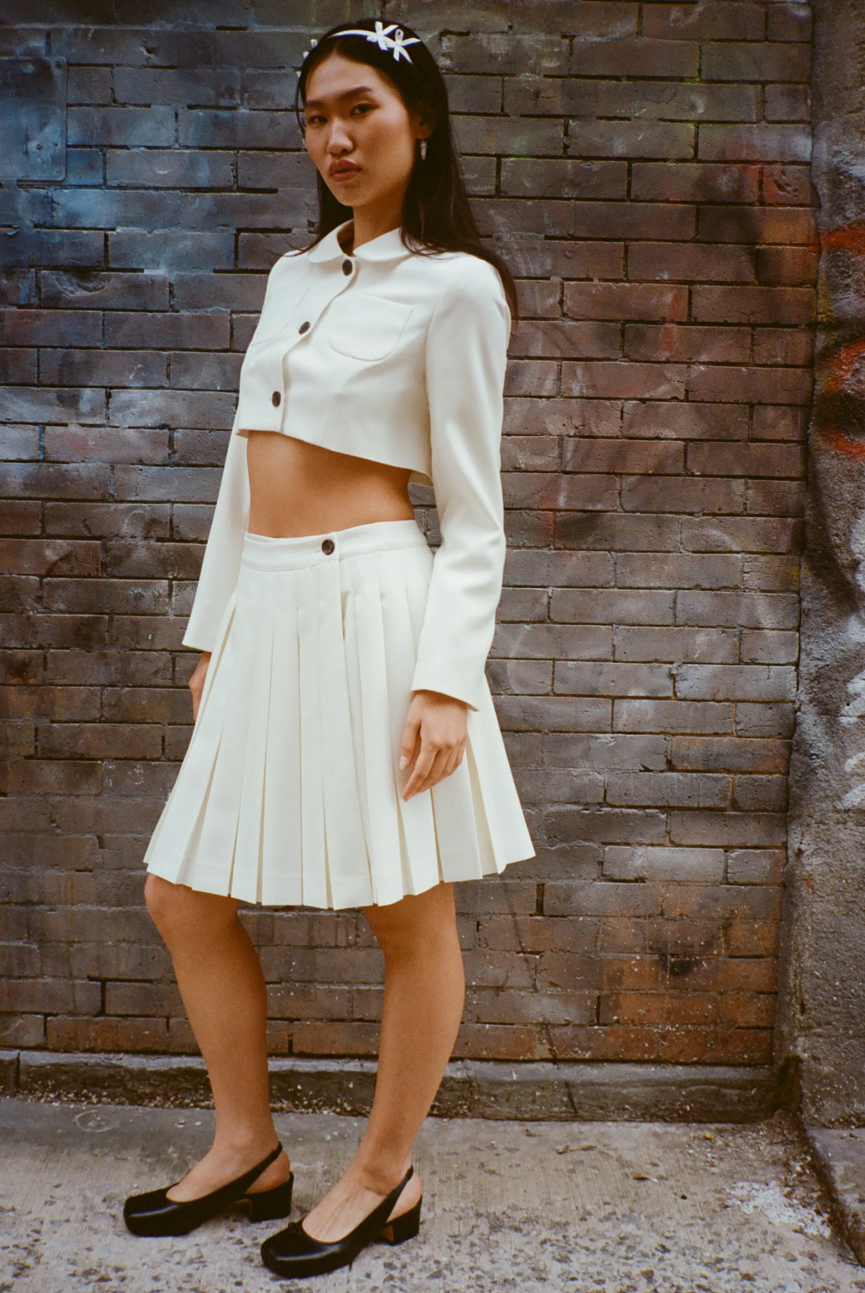 ASTRA SKORT IN BONE