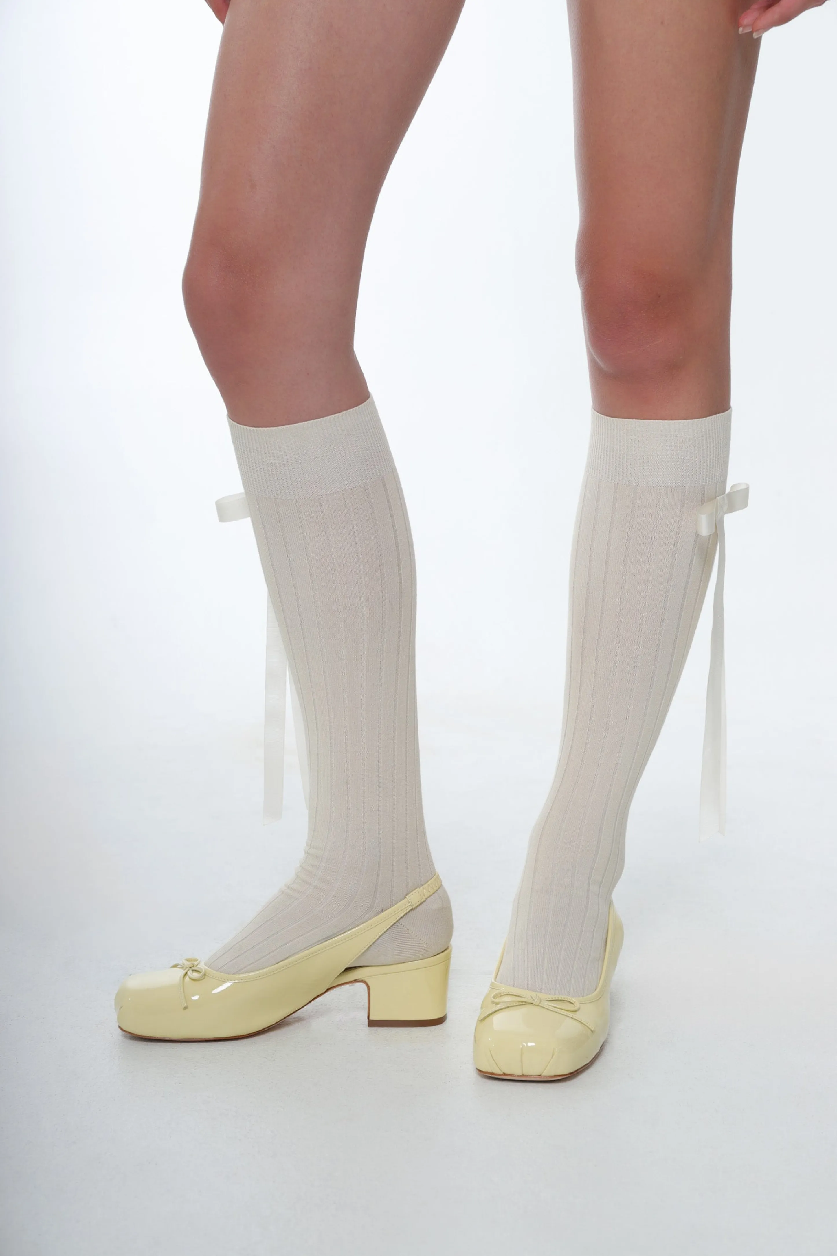 RECITAL SOCKS IN ECRU