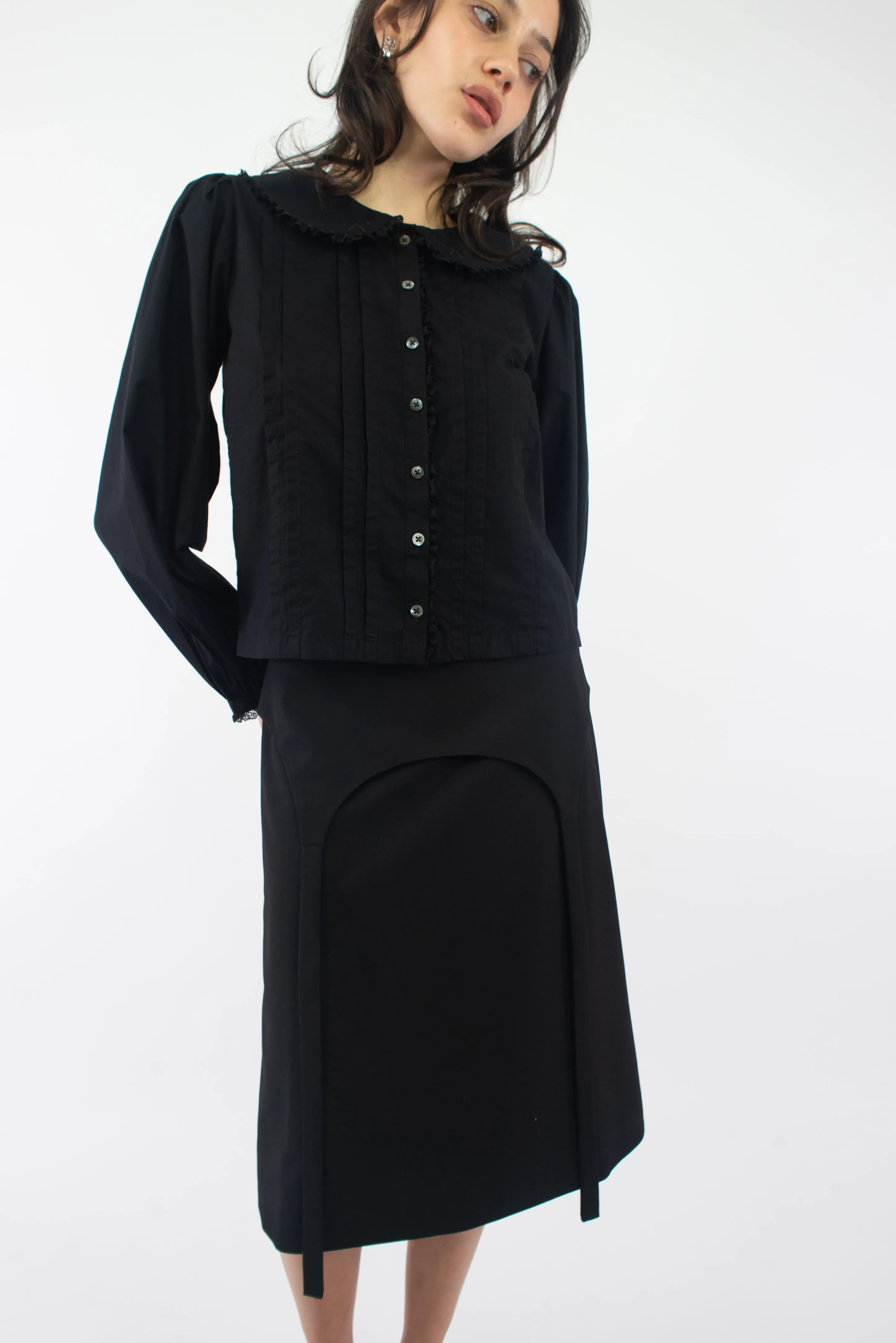 GROVE TOP IN BLACK